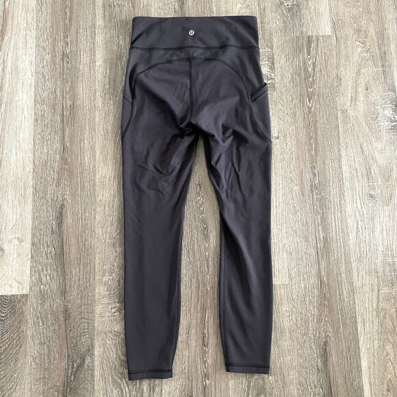 Lululemon Invigorate High-Rise Tight 25" Graphite Grey Black - Size: 6 - Picture 4 of 13